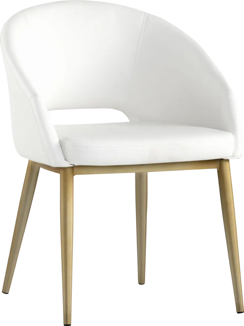 Mersey White Dining Chair - Thumbnail - Image 1