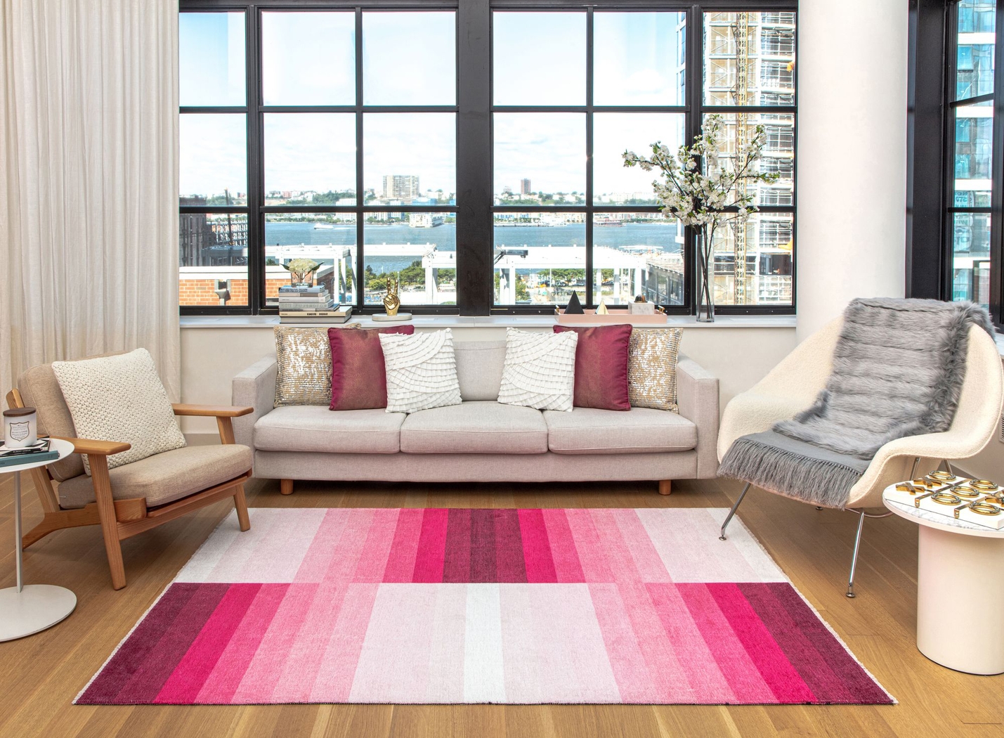 Mershi Pink 7'10 x 10' Rug - Thumbnail - Image 2
