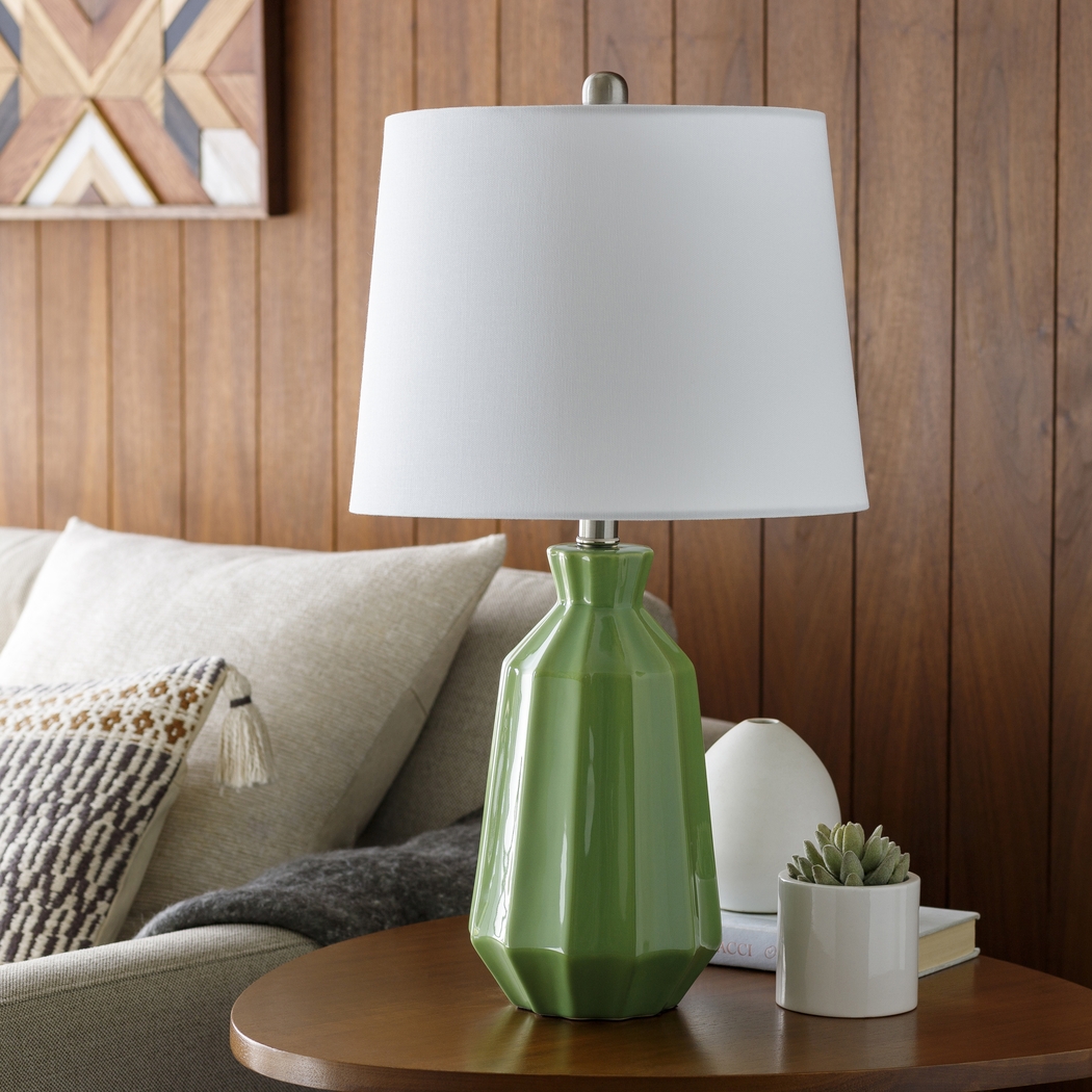 Mertens Oaks Green Lamp - Thumbnail - Image 2