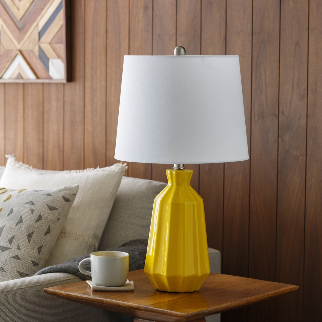 Mertens Oaks Yellow Lamp - Thumbnail - Image 2