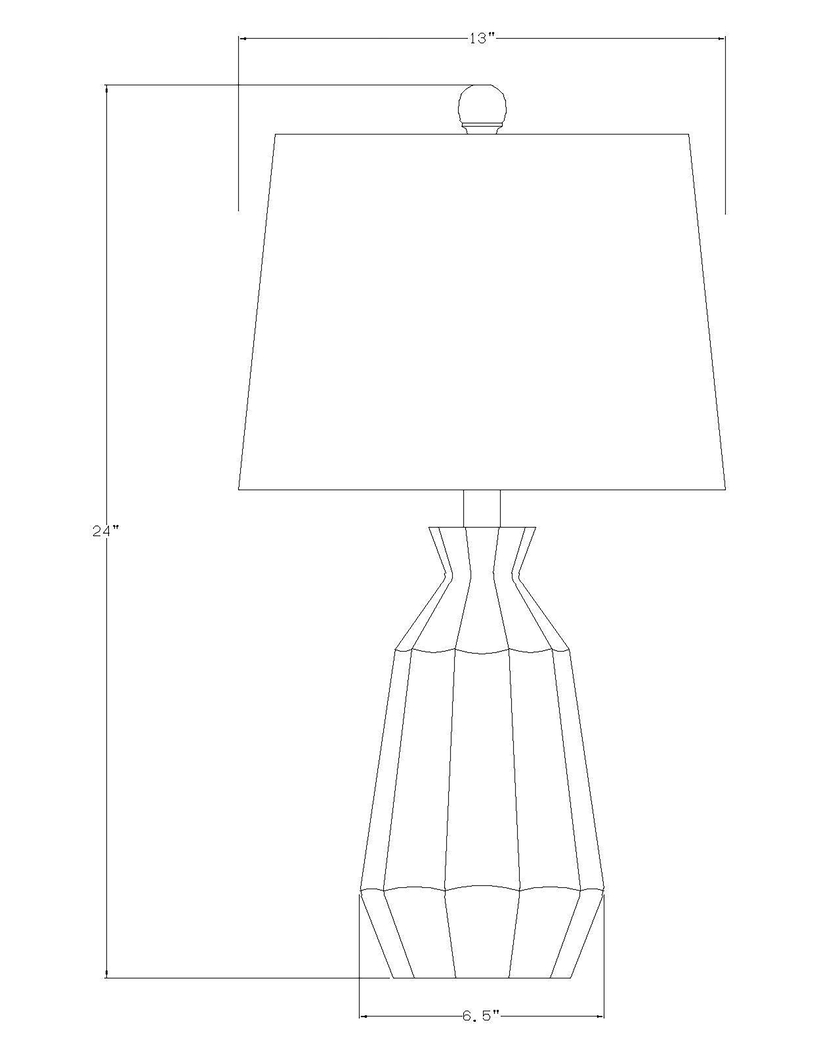 Mertens Oaks Yellow Lamp - Thumbnail - Image 7