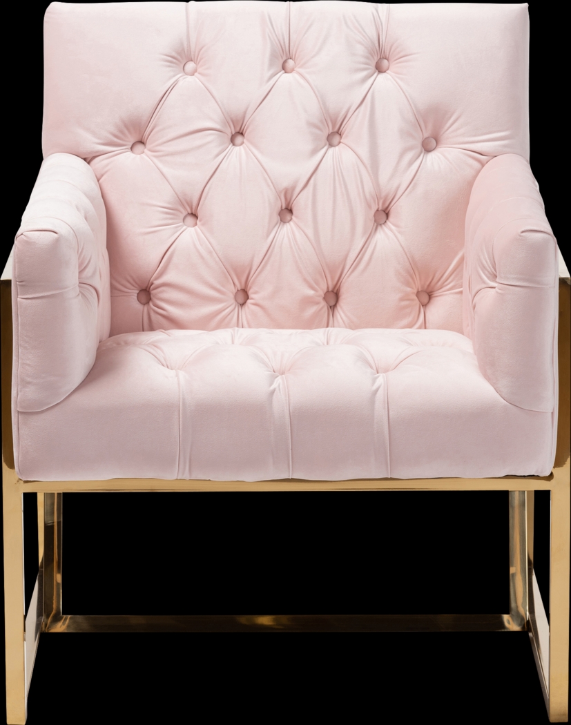 Mesbury Pink Accent Chair - Thumbnail - Image 3