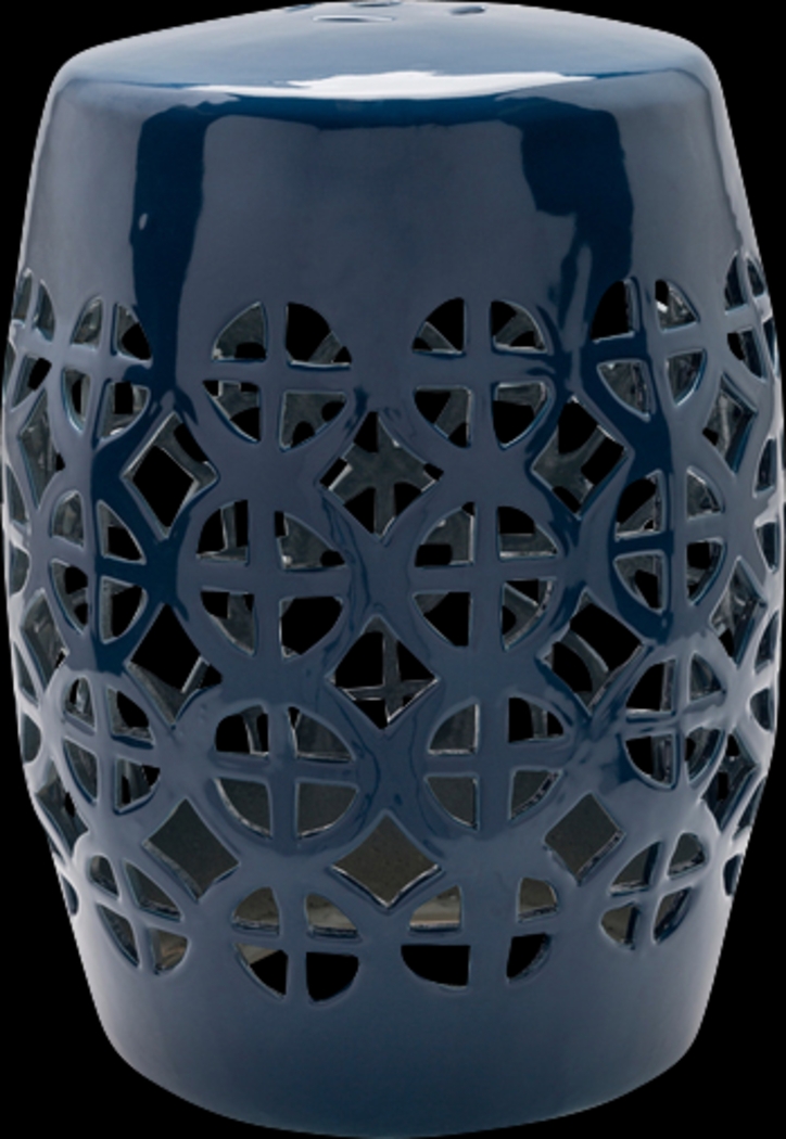 Mesi Navy Outdoor Stool - Thumbnail - Image 1