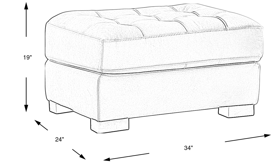 Dimension Image. Please refer to the Dimension Tab on this page for dimension details.