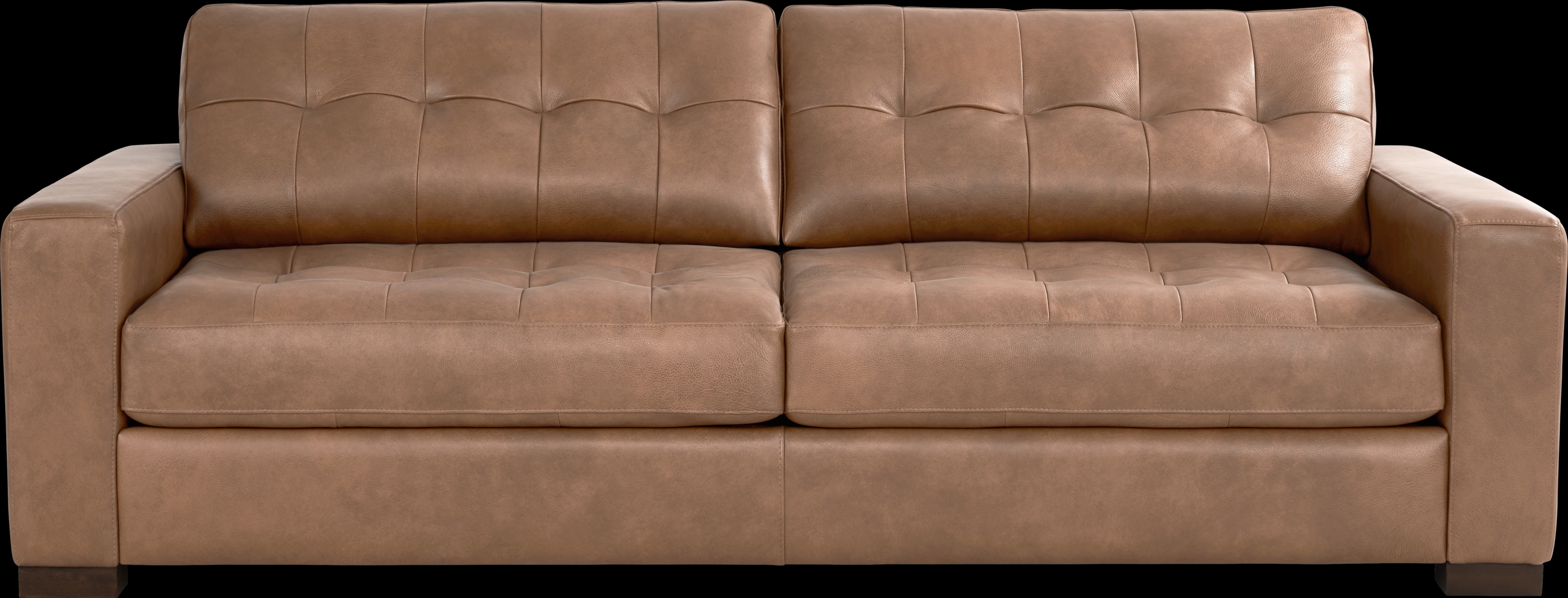 Messina Brown Leather 5 Pc Living Room - Thumbnail - Image 2