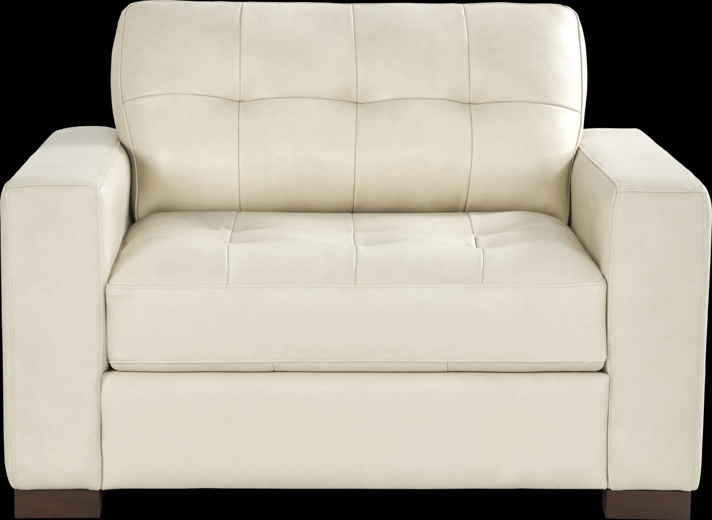 Messina Ivory Leather 8 Pc Living Room - Thumbnail - Image 9