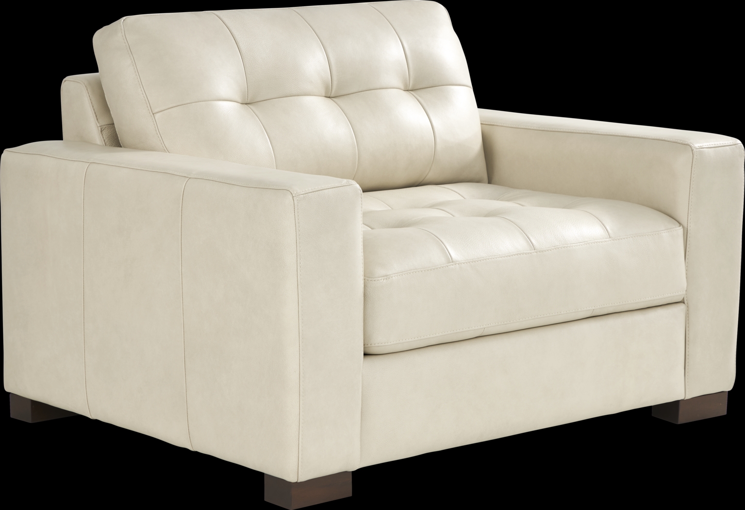 Messina Ivory Leather 8 Pc Living Room - Thumbnail - Image 8