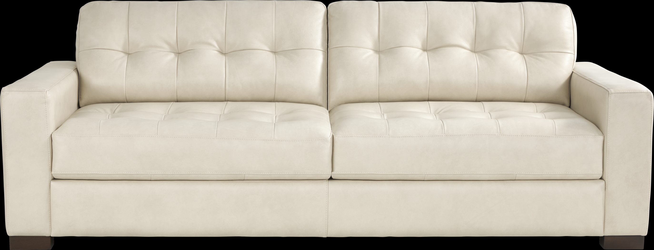 Messina Ivory Leather 8 Pc Living Room - Thumbnail - Image 2