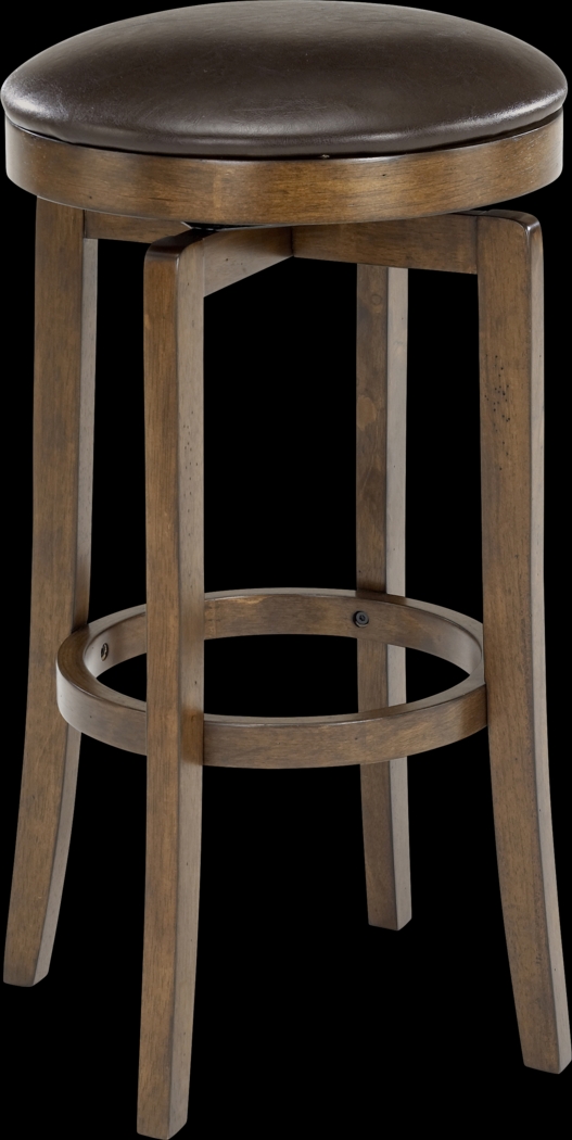 Messner Cherry Swivel Barstool - Thumbnail - Image 1