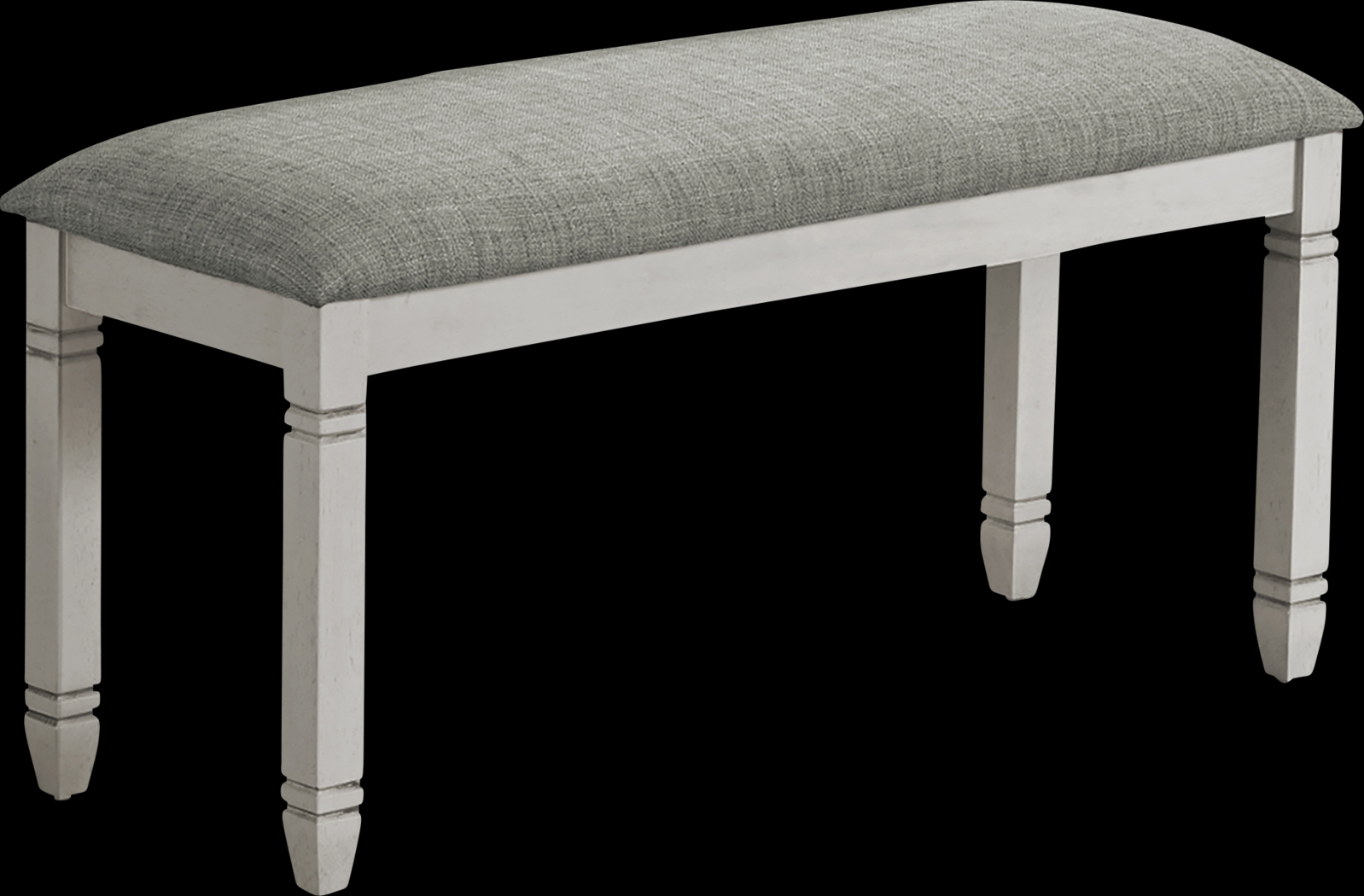 Metcalfy Gray Dining Bench - Thumbnail - Image 1