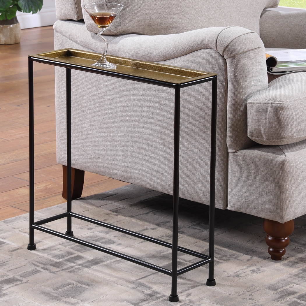 Metia Black Accent Table - Thumbnail - Image 4
