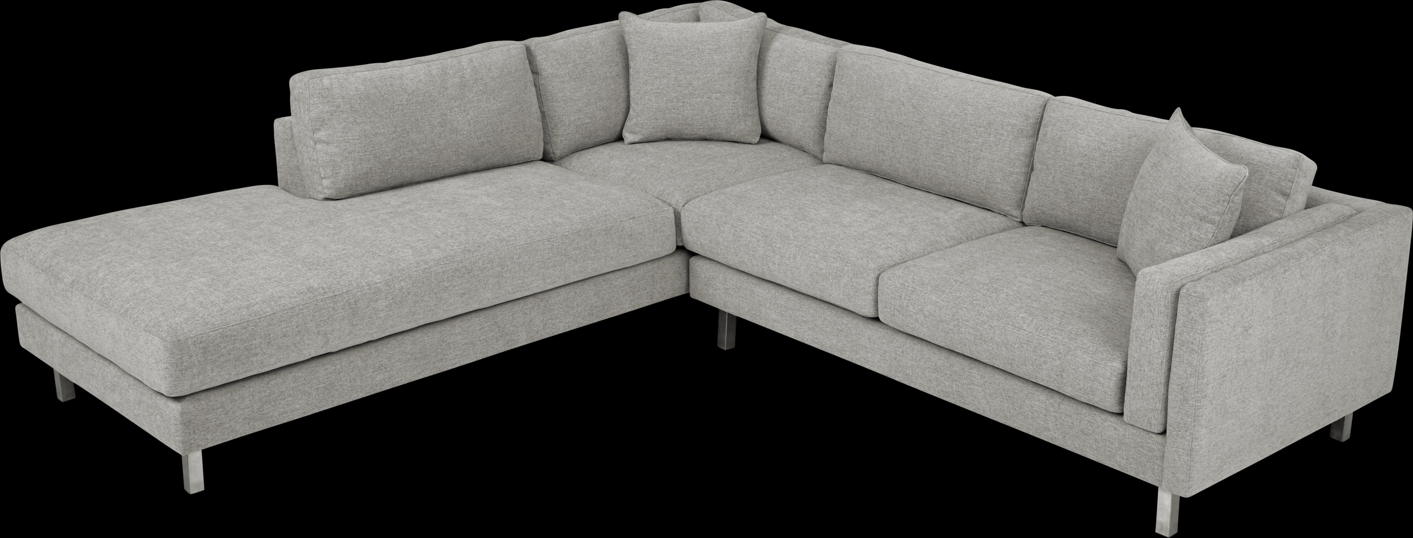 Metro Lounge Dove 2 Pc Sectional - Thumbnail - Image 1