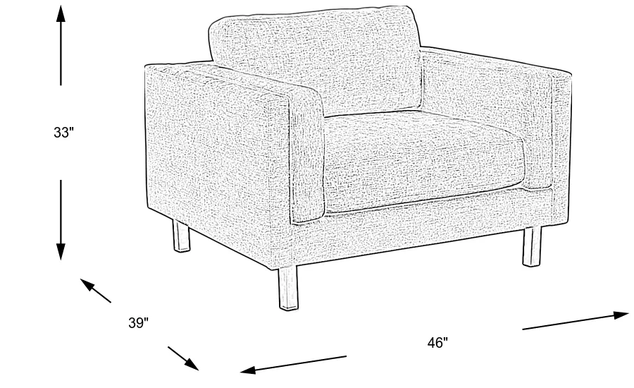Dimension Image. Please refer to the Dimension Tab on this page for dimension details.