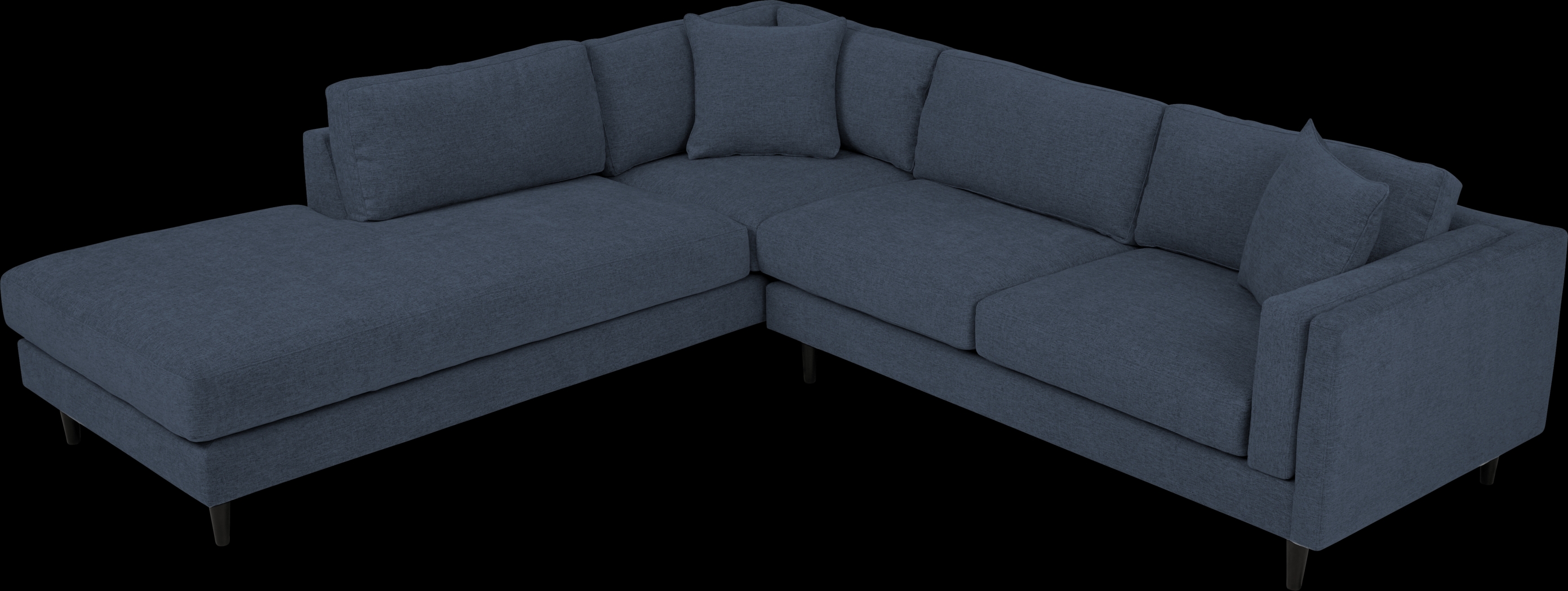 Metro Lounge Sapphire 5 Pc Sectional Living Room - Thumbnail - Image 2