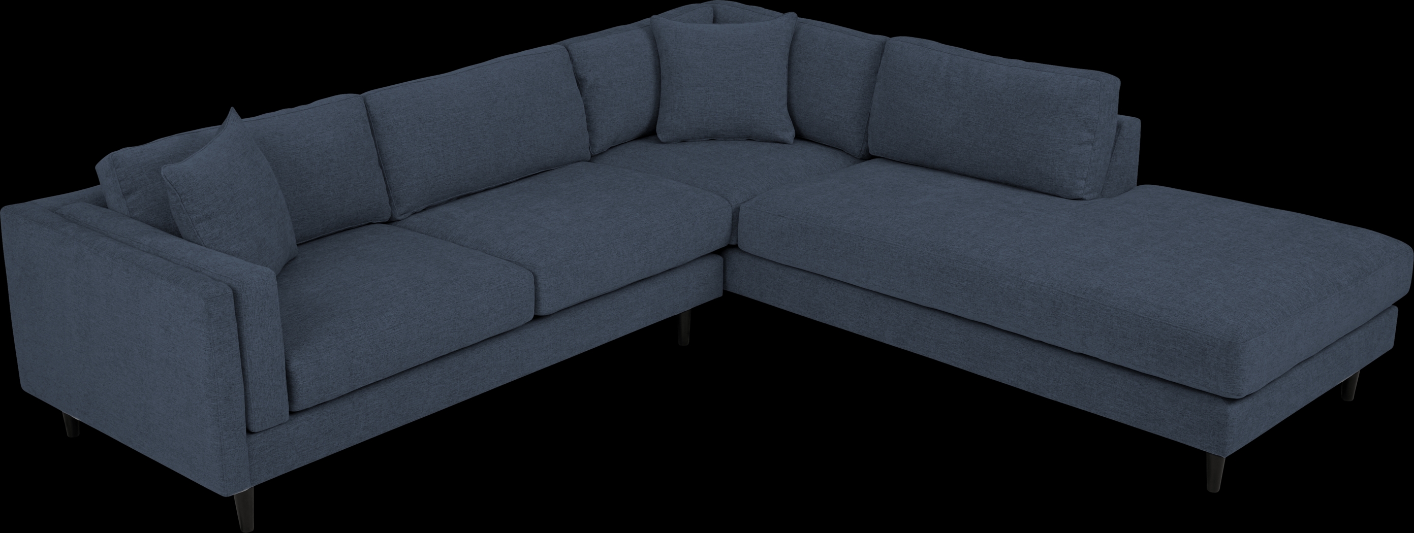 Metro Lounge Sapphire 5 Pc Sectional Living Room - Thumbnail - Image 2