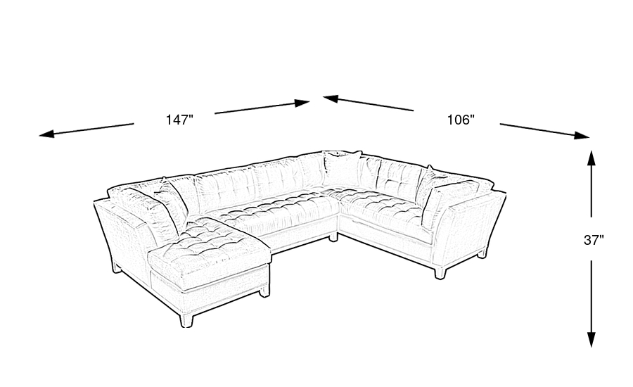 Dimension Image. Please refer to the Dimension Tab on this page for dimension details.