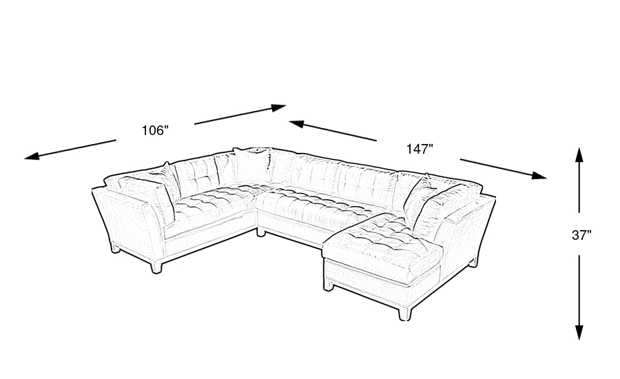 Dimension Image. Please refer to the Dimension Tab on this page for dimension details.