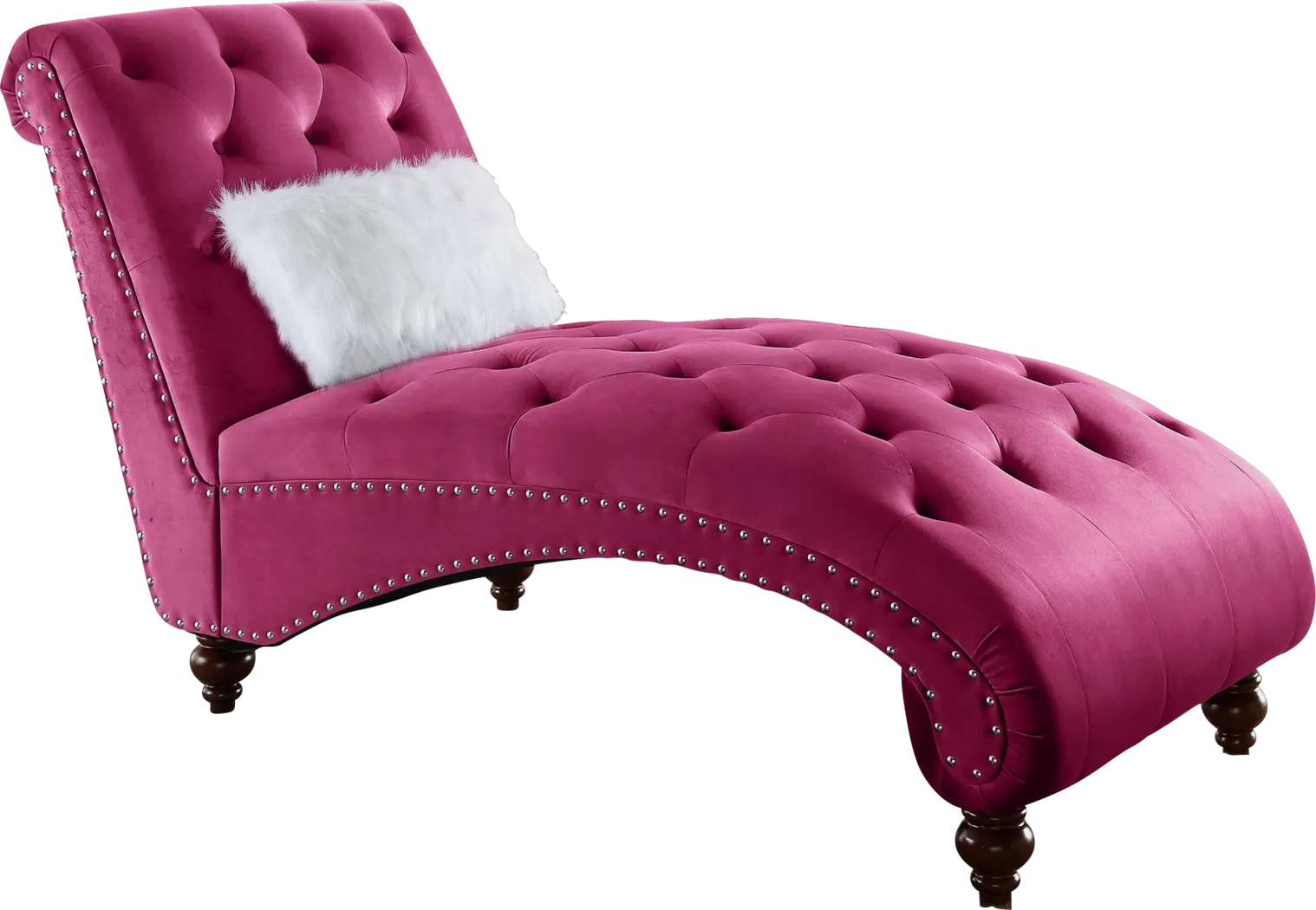 Meuse Pink Lounge Chaise - Thumbnail - Image 1