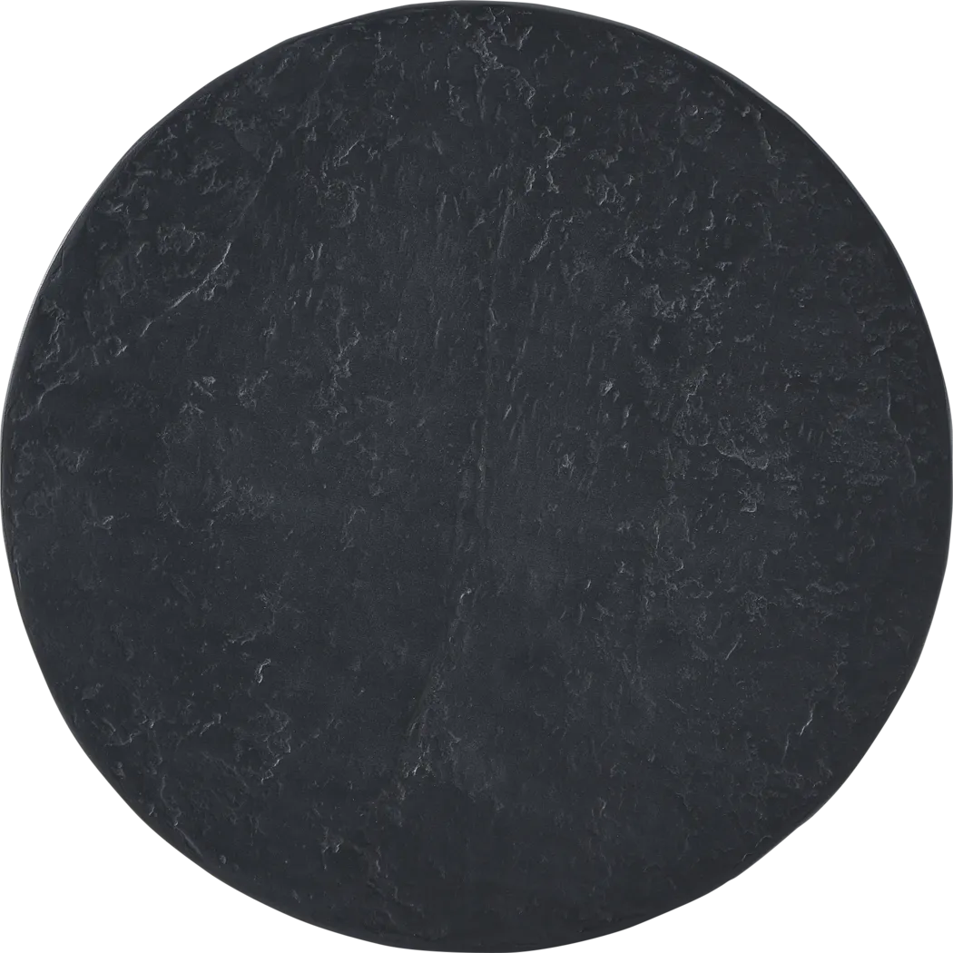 Meva Black Outdoor End Table - Thumbnail - Image 4