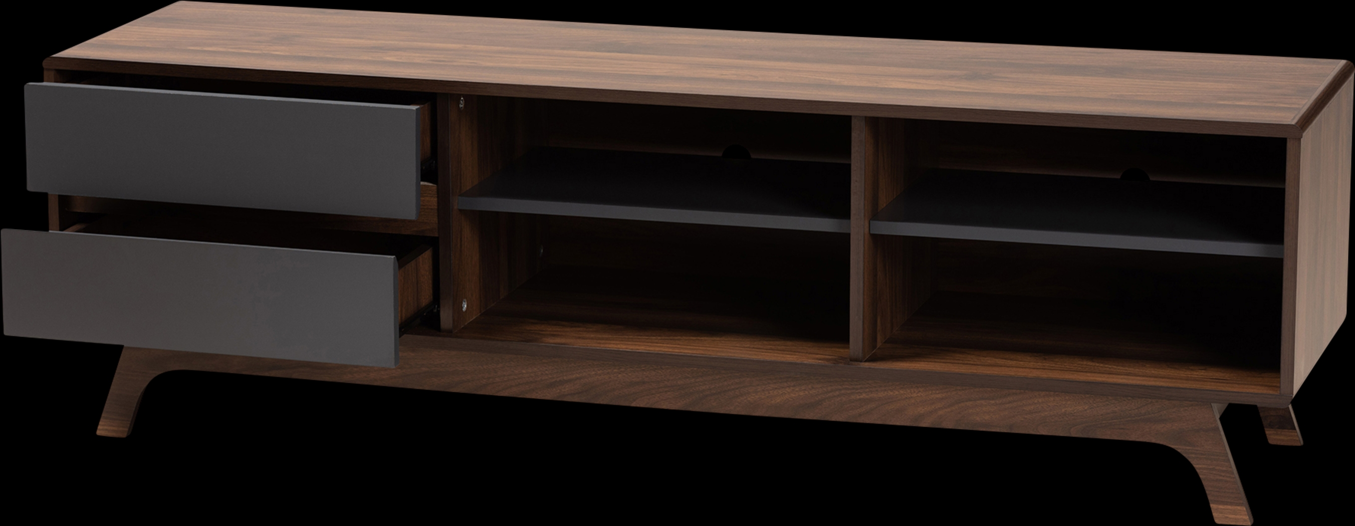 Meyrick Walnut 59 in. Console - Thumbnail - Image 2