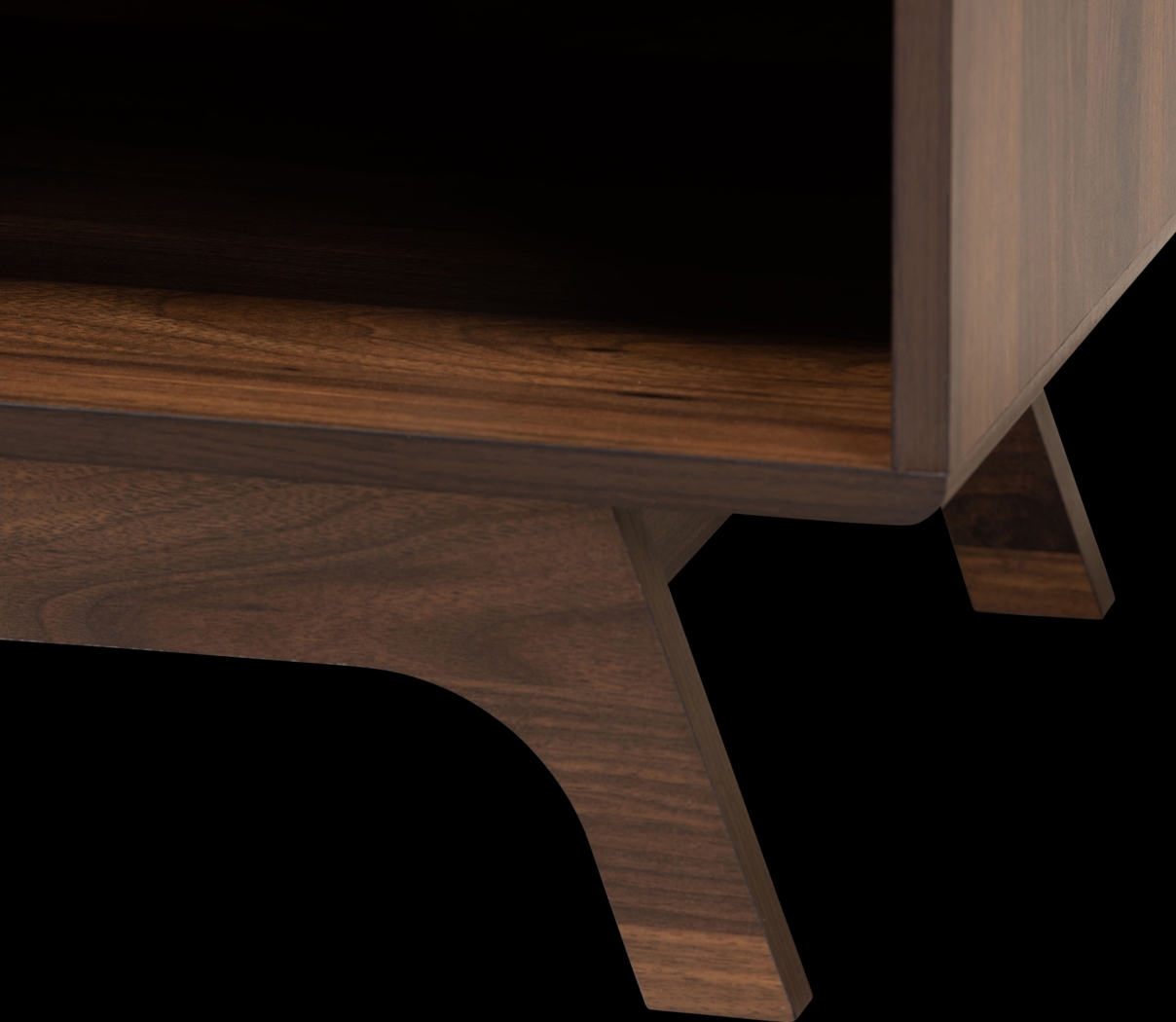 Meyrick Walnut 59 in. Console - Thumbnail - Image 6