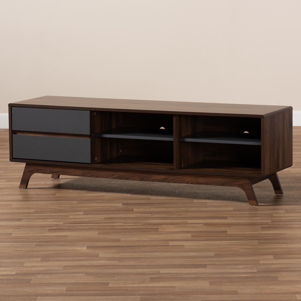 Meyrick Walnut 59 in. Console - Thumbnail - Image 8