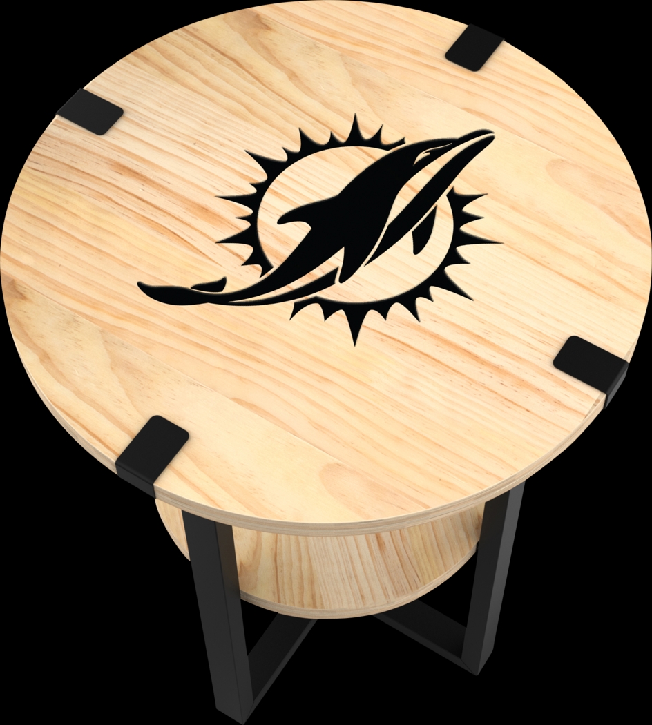 Miami Dolphins Side Table - Thumbnail - Image 4