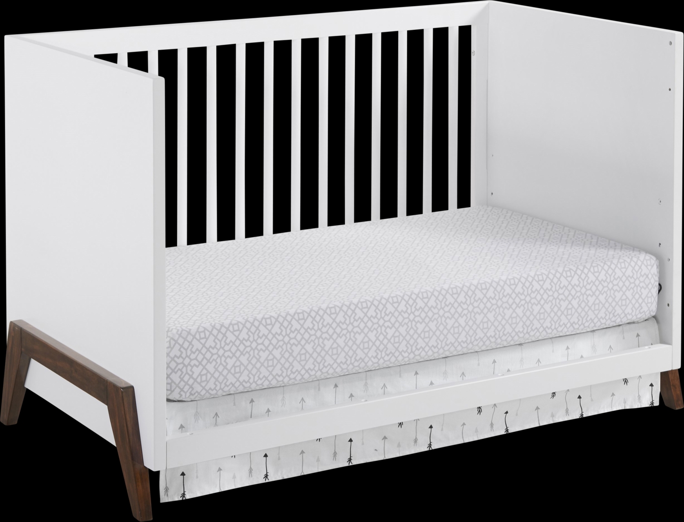 Miana White Convertible Crib - Thumbnail - Image 3