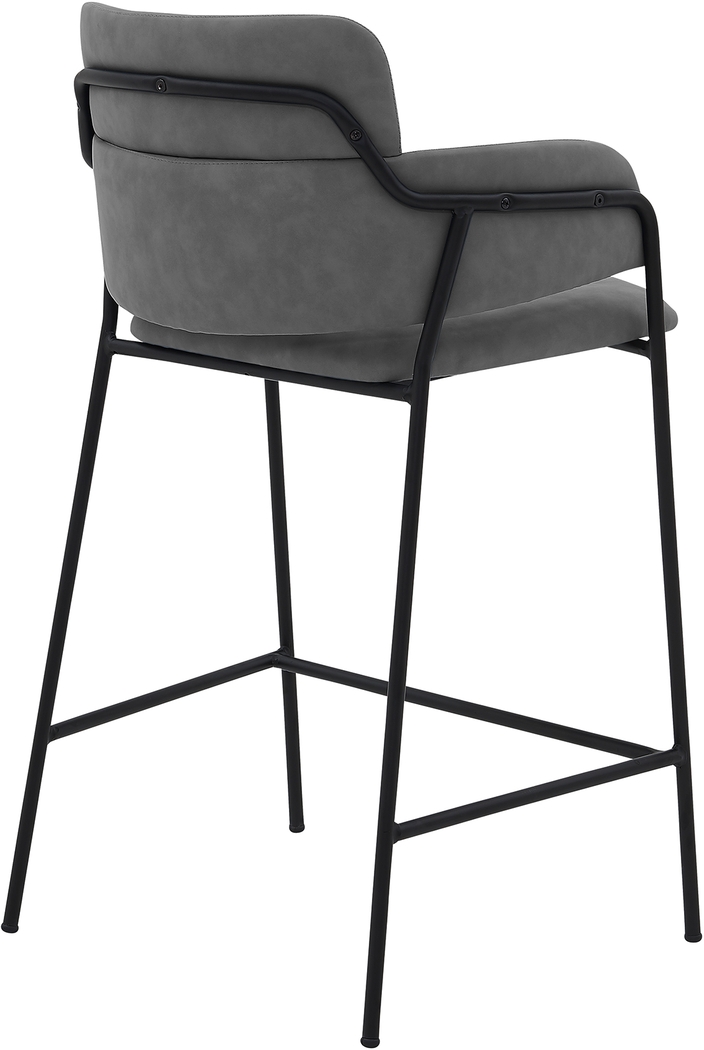 Miava Gray Counter Height Stool - Thumbnail - Image 3