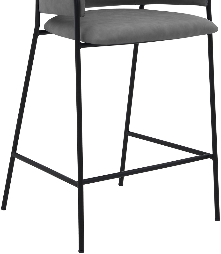 Miava Gray Counter Height Stool - Thumbnail - Image 6