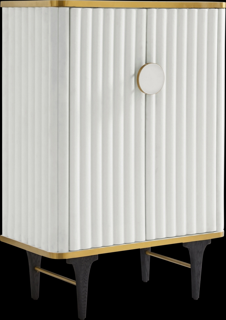 Michener Cream Bar Cabinet - Thumbnail - Image 1