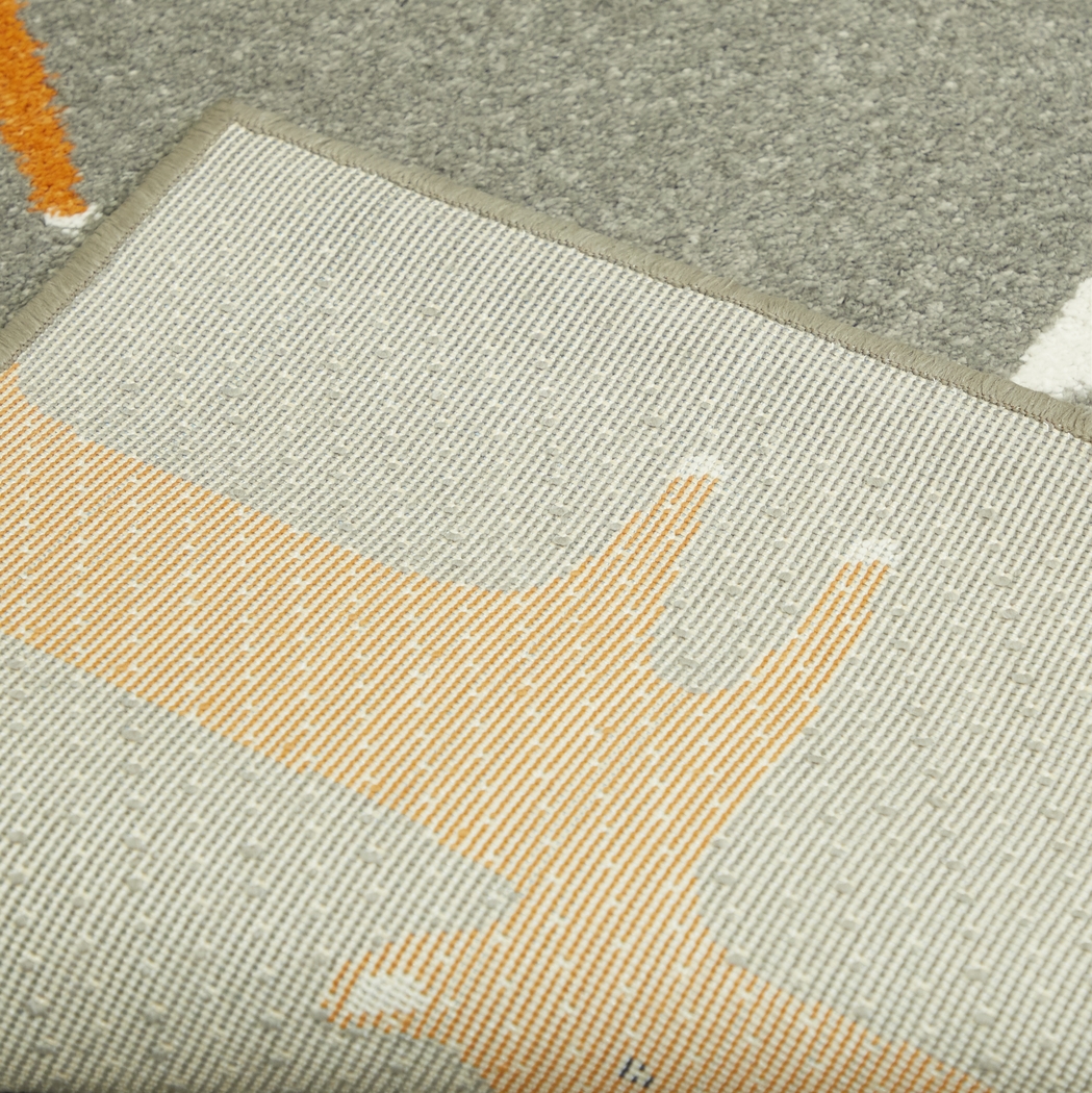 Kids Mickens Gray 5'3 x 7' Rug - Thumbnail - Image 4