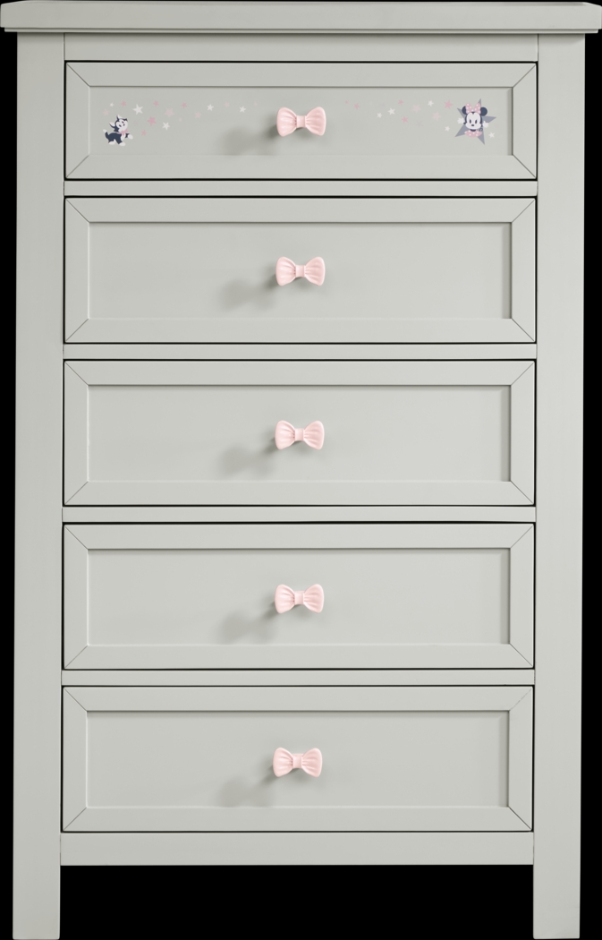Mickey Mouse and Minnie Mouse Gray Chest with Classic Art - Thumbnail - Image 2