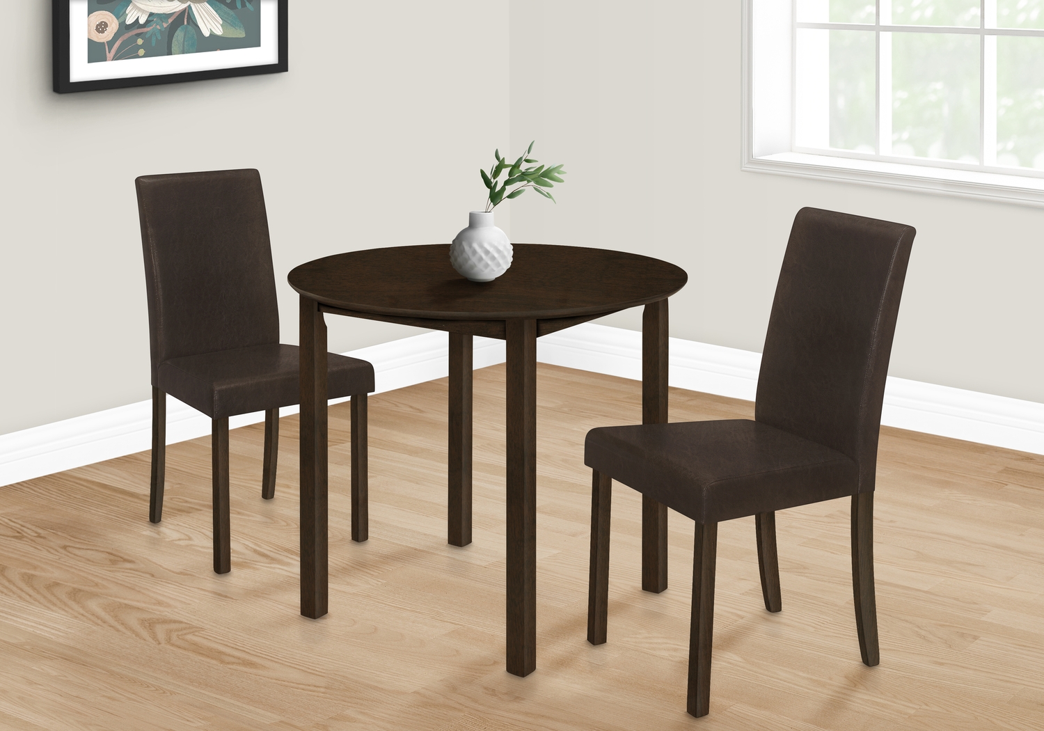 Mickibben Espresso Dining Table - Thumbnail - Image 2
