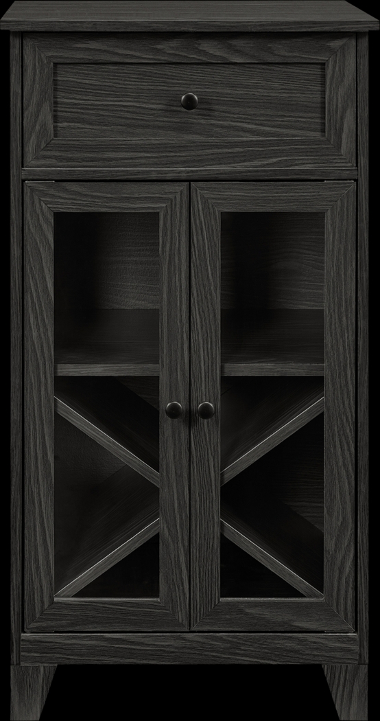 Micollet Gray Wine Cabinet - Thumbnail - Image 1