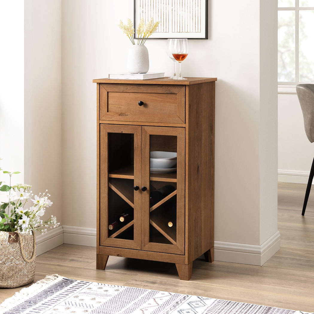 Micollet Oak Wine Cabinet - Thumbnail - Image 2