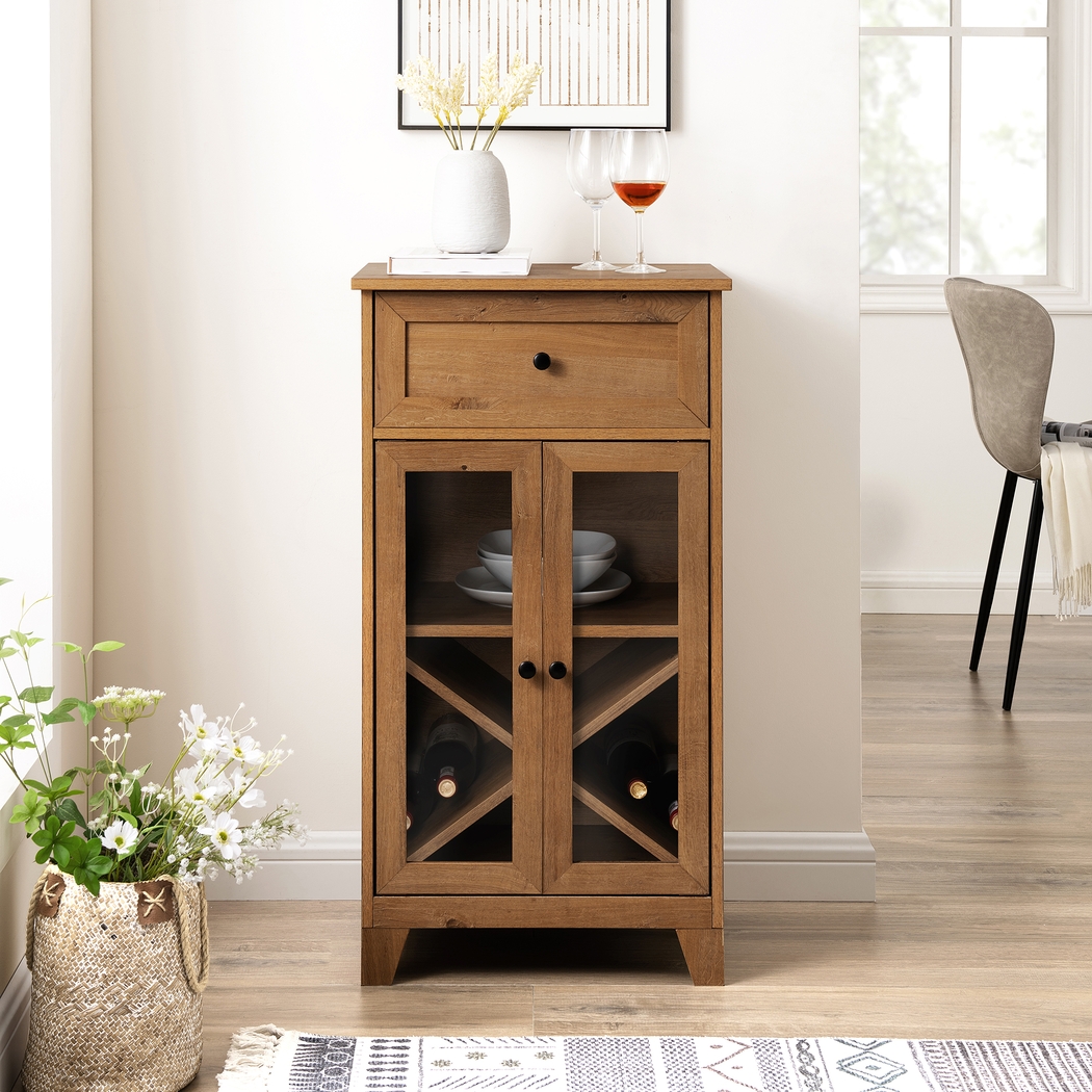 Micollet Oak Wine Cabinet - Thumbnail - Image 3
