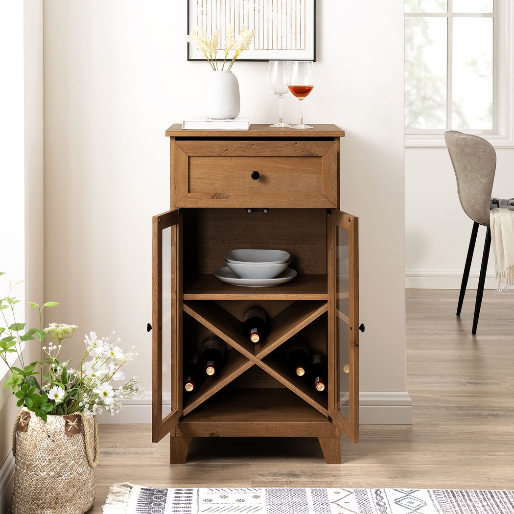 Micollet Oak Wine Cabinet - Thumbnail - Image 4