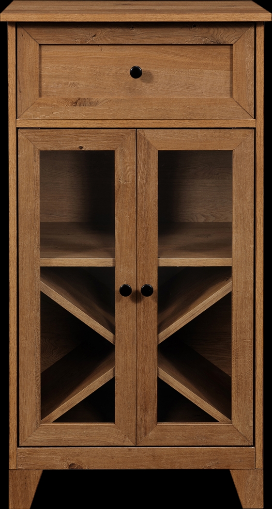 Micollet Oak Wine Cabinet - Thumbnail - Image 1