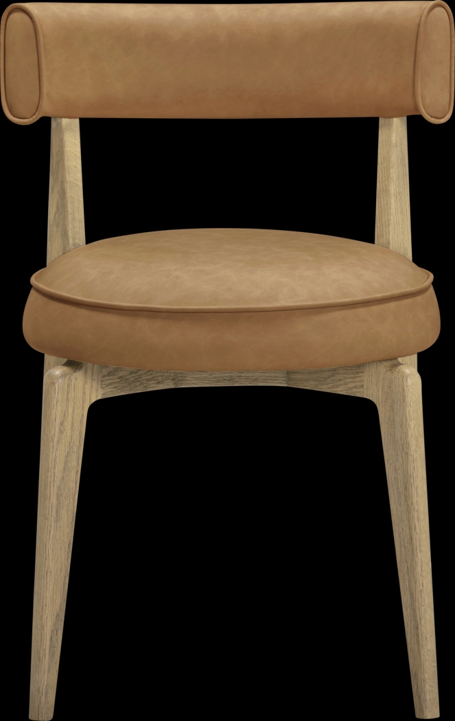 Microbeat Brown Dining Chair - Thumbnail - Image 4