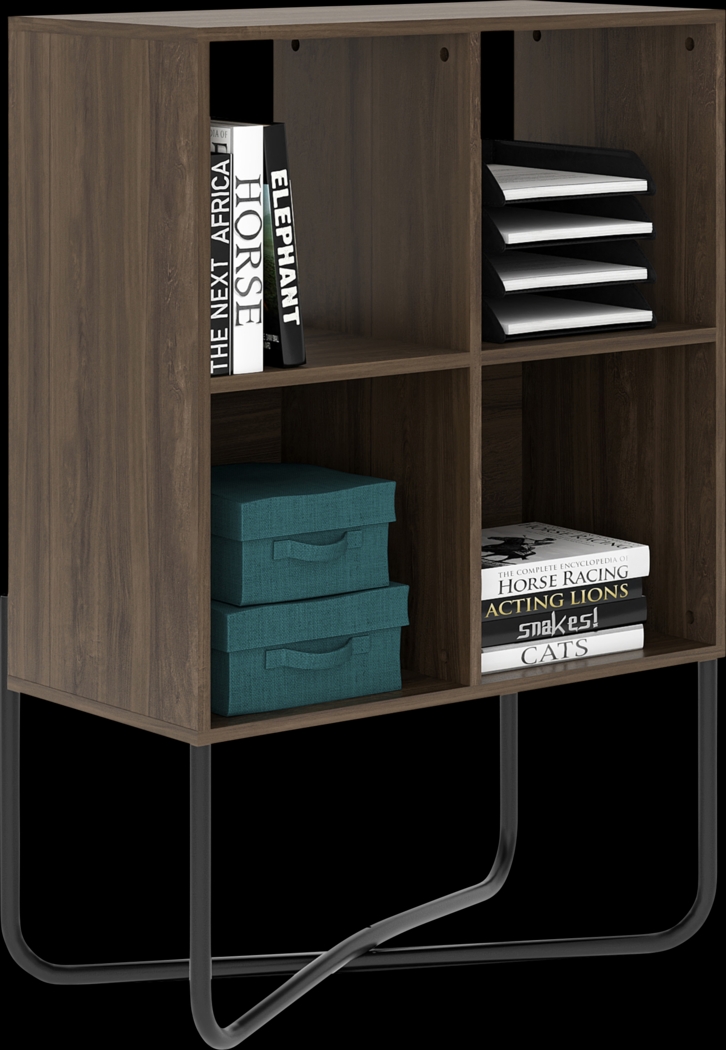 Midamis Walnut Bookcase - Thumbnail - Image 1