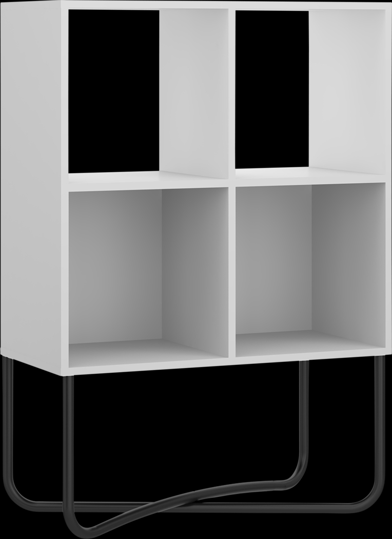 Midamis White Bookcase - Thumbnail - Image 5