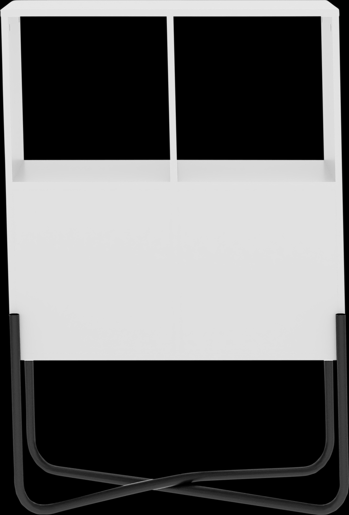Midamis White Bookcase - Thumbnail - Image 7