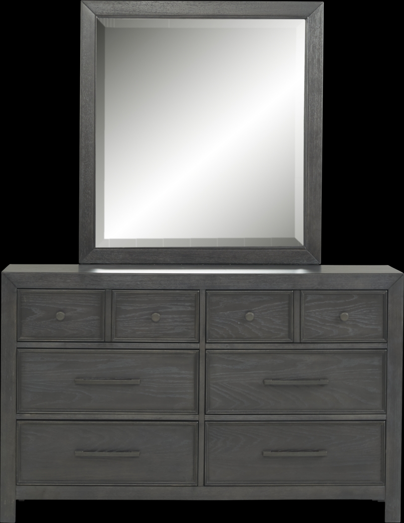 Kids Midcity Loft Carbon Dresser & Mirror Set - Thumbnail - Image 1
