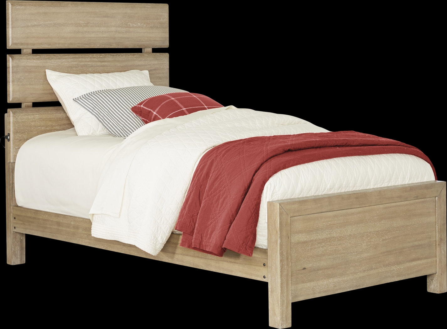 Kids Midcity Loft Sandstone 5 Pc Twin Slat Bedroom - Thumbnail - Image 2