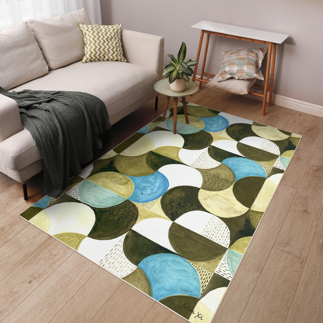 Middlemiss Multi 5' x 7'7 Rug - Thumbnail - Image 2