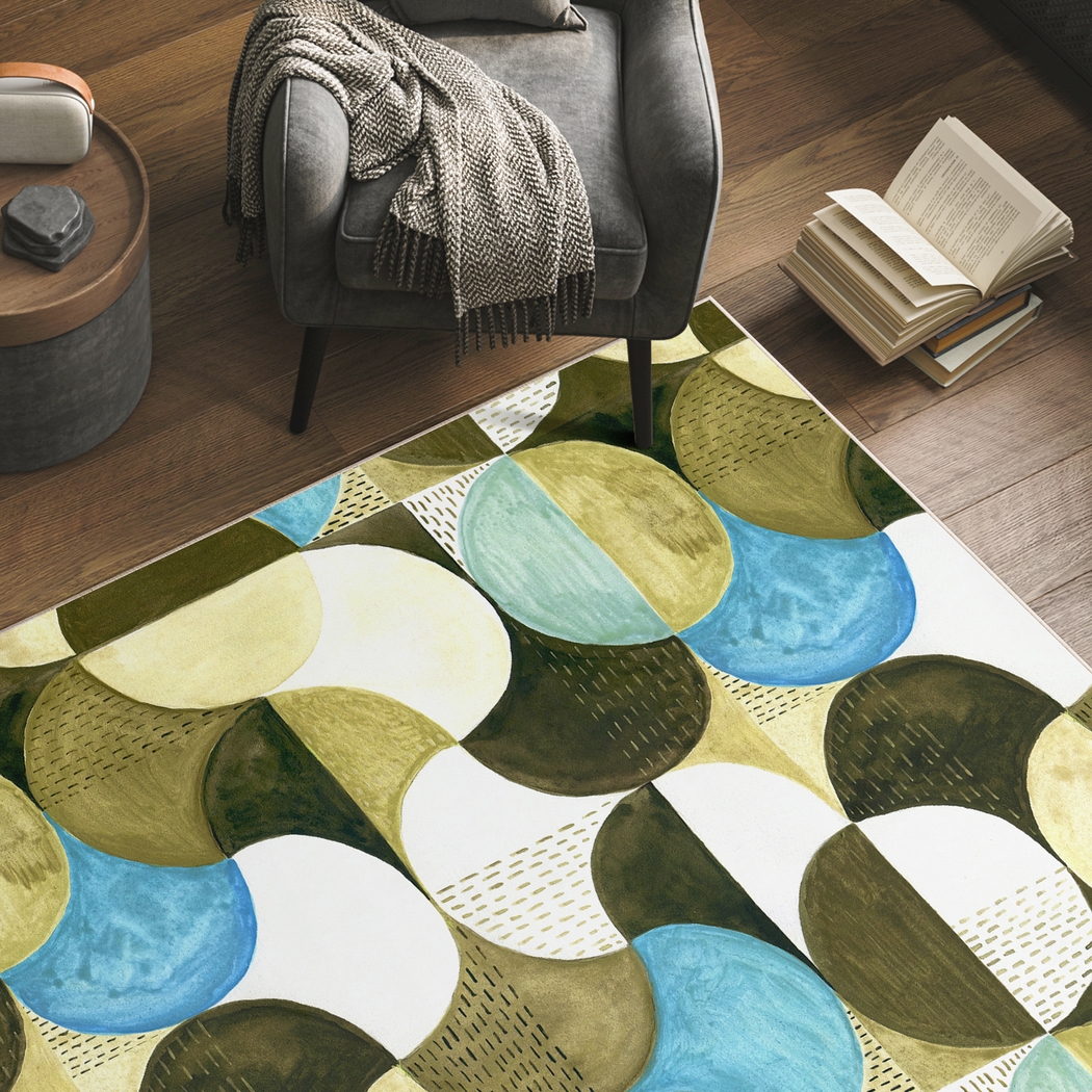 Middlemiss Multi 5' x 7'7 Rug - Thumbnail - Image 3