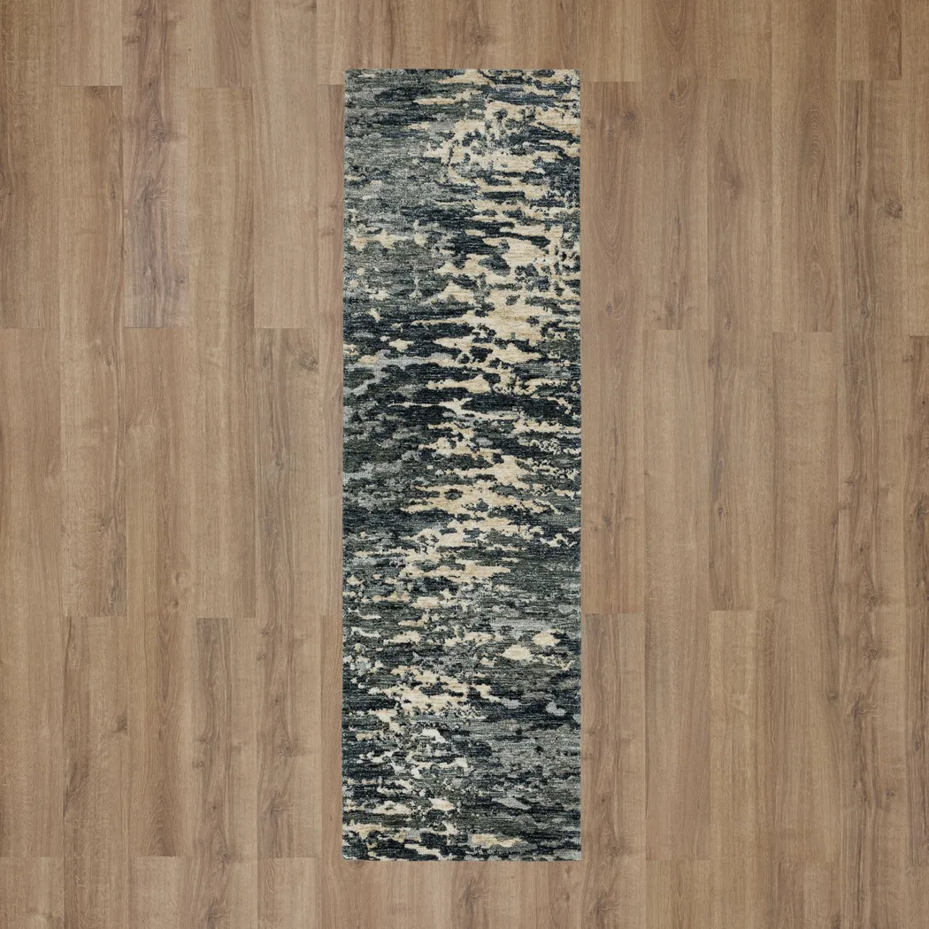 Middlewick Charcoal 2'4 x 7'10 Runner Rug - Thumbnail - Image 2