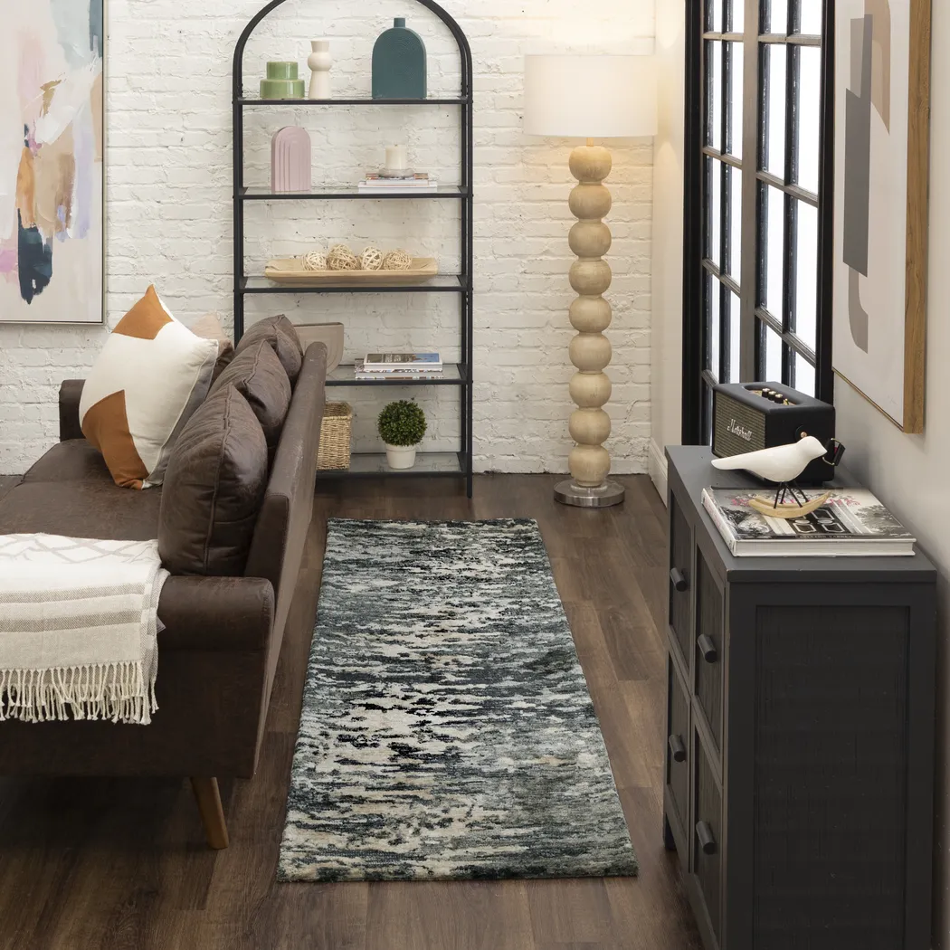 Middlewick Charcoal 2'4 x 7'10 Runner Rug - Thumbnail - Image 3