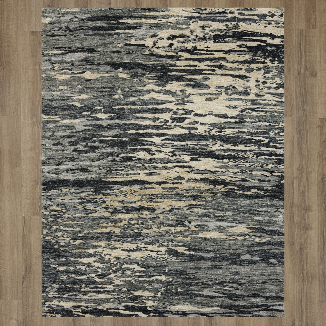 Middlewick Charcoal 5'3 x 7'10 Rug - Thumbnail - Image 3